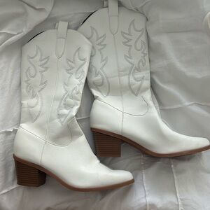 White Cowboy Boots